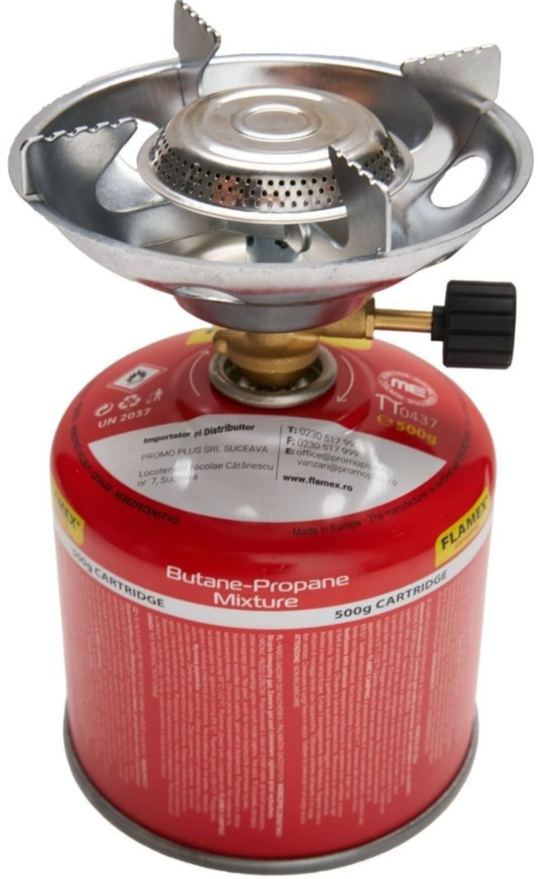 AIQ TOOLS II Cap arzator cu butelie pentru camping (500 GR.)