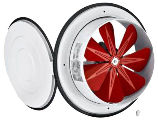 AIQ TOOLS II Aerisitor electric din metal+ventilator (200MM)