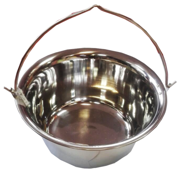 AIQ TOOLS II Ceaun din inox gros (6Lx1MM)