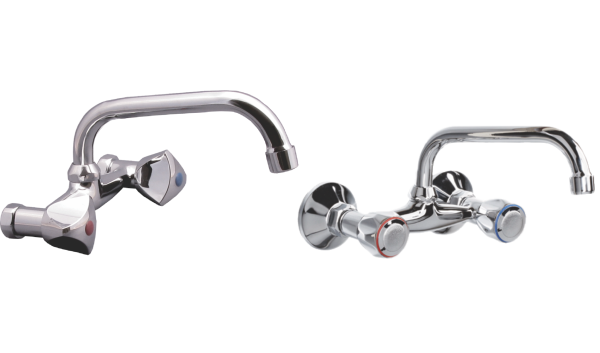 AIQ TOOLS II Baterie chiuveta pentru perete cu teava dreapta (Nr.8039)