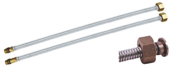 AIQ TOOLS II Racord apa metalic din bronz cu inox (1/2-50CM-Fi)