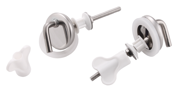 AIQ TOOLS II Balama + suruburi prindere pentru capac WC (Siliconat+MDF)