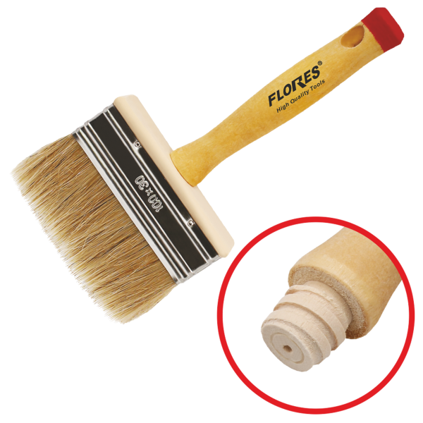 AIQ TOOLS II Bidinea din lemn cu par natural (140MMx40MM)