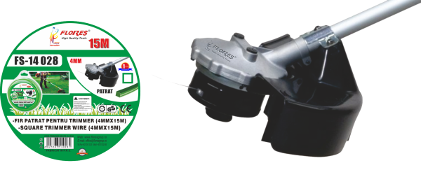 AIQ TOOLS II Fir patrat pentru trimmer (1.3MMx15M)